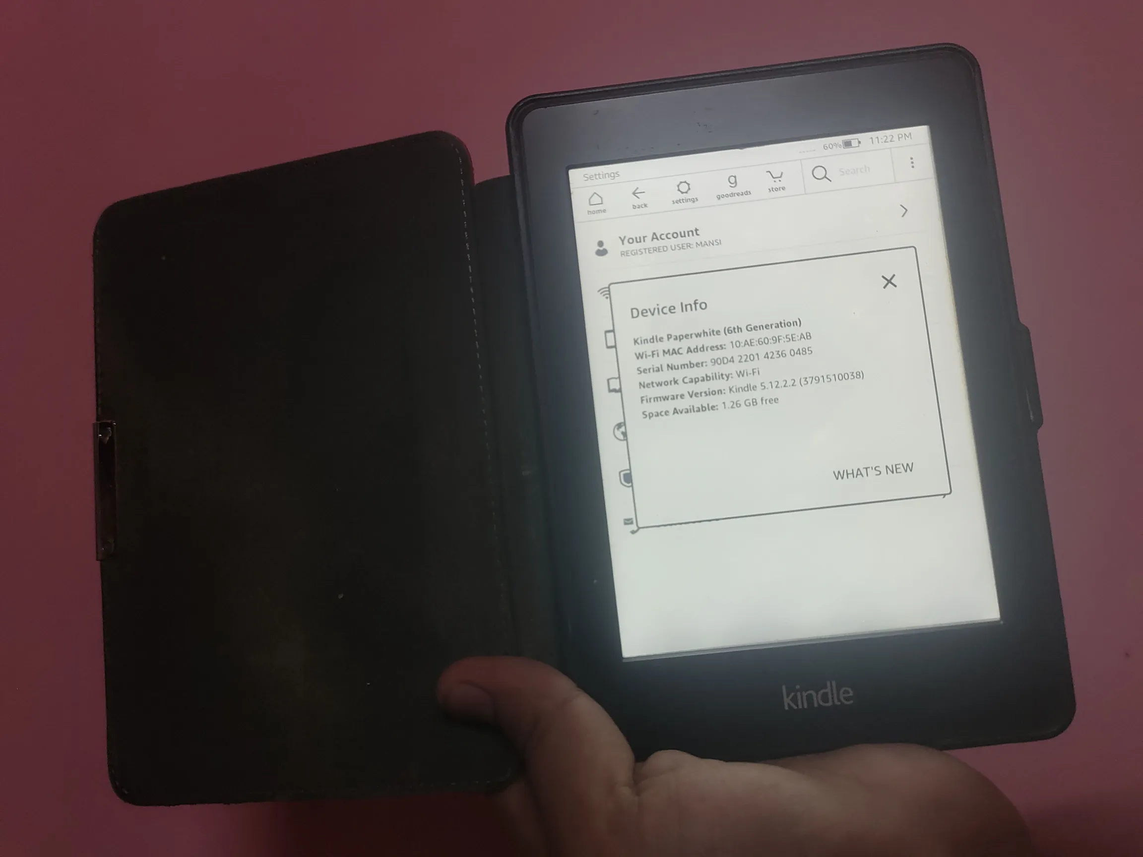 Buy used Kindle Paperwhite 6th Gen Good Condition Red online on Resellpur