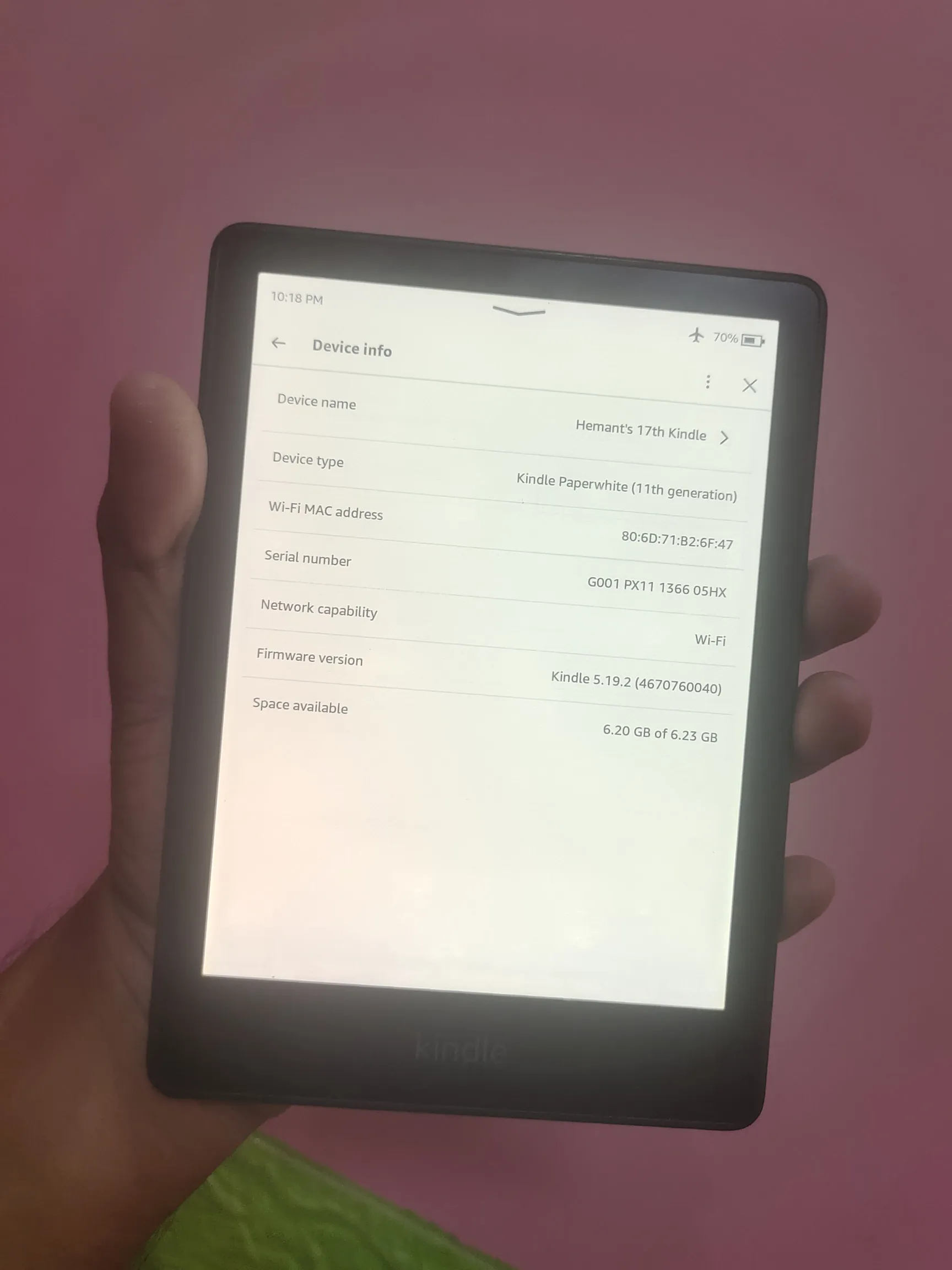 Buy used Amazon Kindle Paperwhite 11th Generation Black E-reader online on Resellpur
