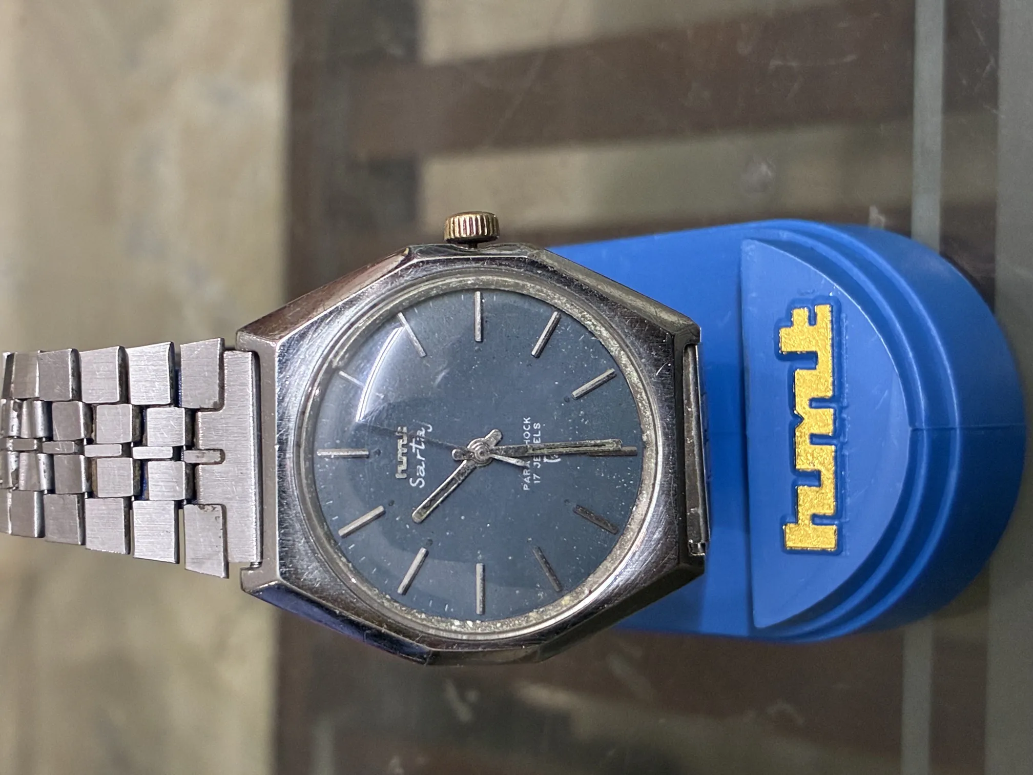 HMT Sartaj Vintage Mechanical Wristwatch Steel Bracelet