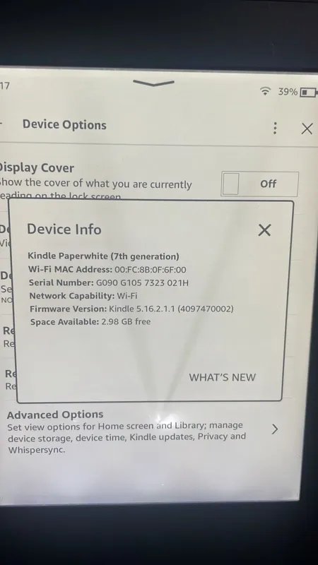 Buy used Kindle Paperwhite 7th Gen - Pre-owned, Minor Screen Dent online on Resellpur