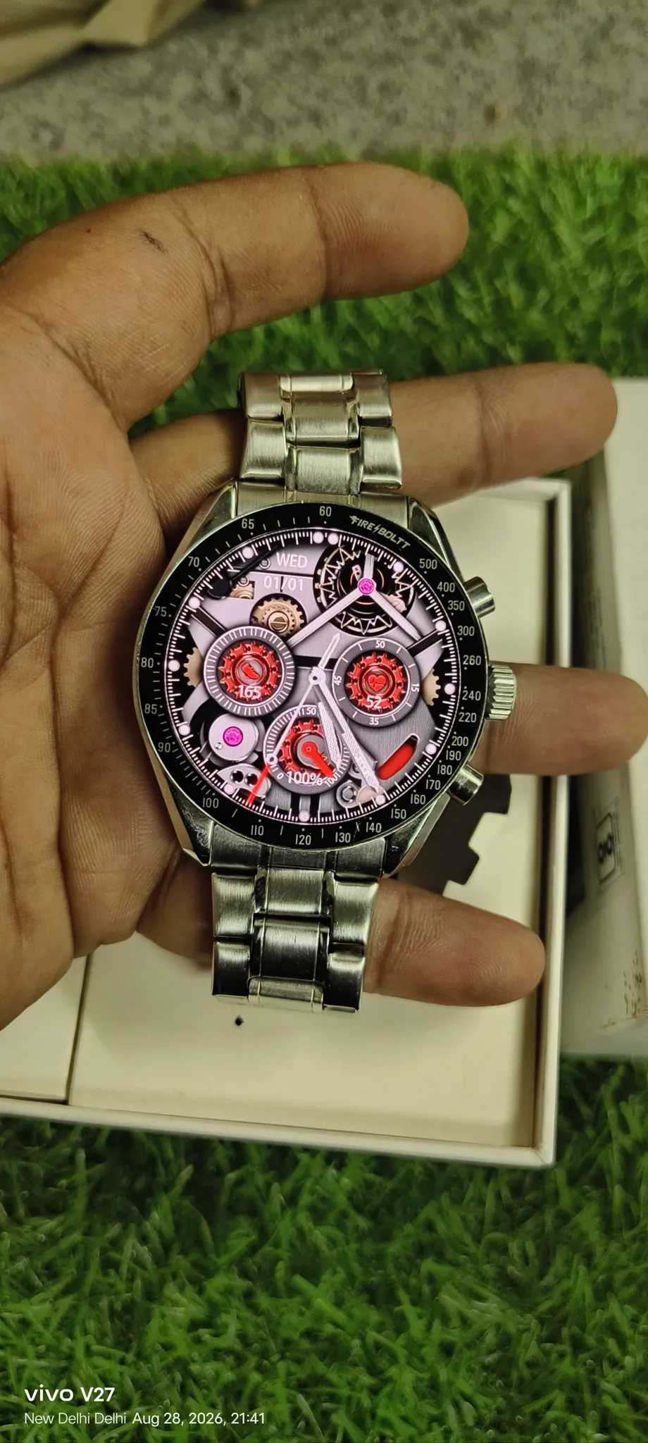 Buy used Fire Boltt Luxe Smartwatch Moonlight Metal Edition New Condition online on Resellpur