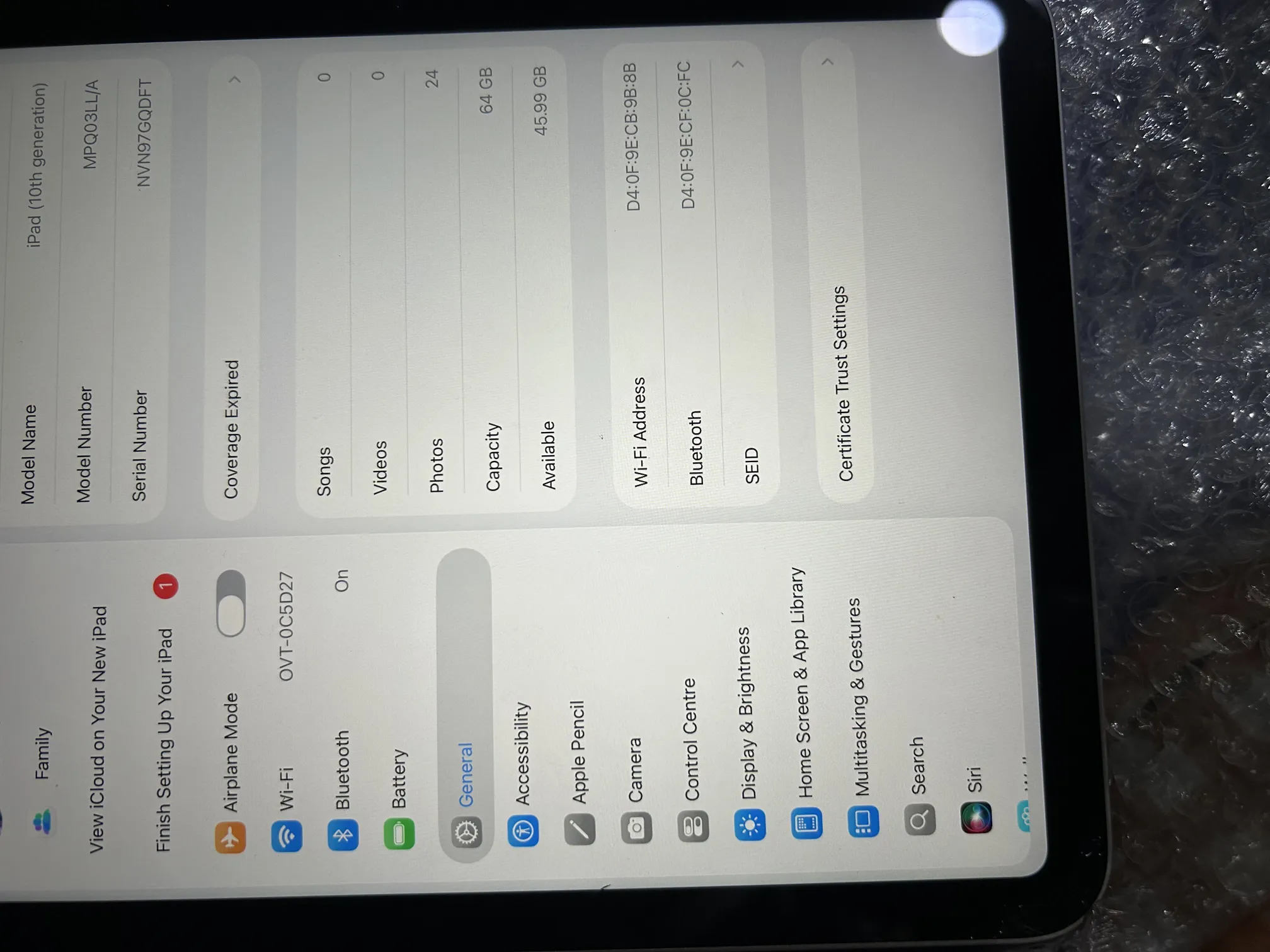 Buy used Apple Ipad 10th Generation 64GB Wi-fi Like New Black online on Resellpur