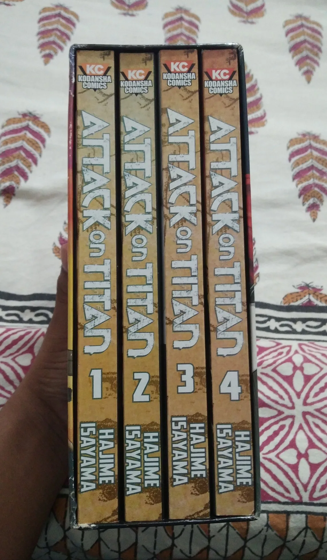 Attack On Titan Season 1 Part 1 Box Set, English Paperback