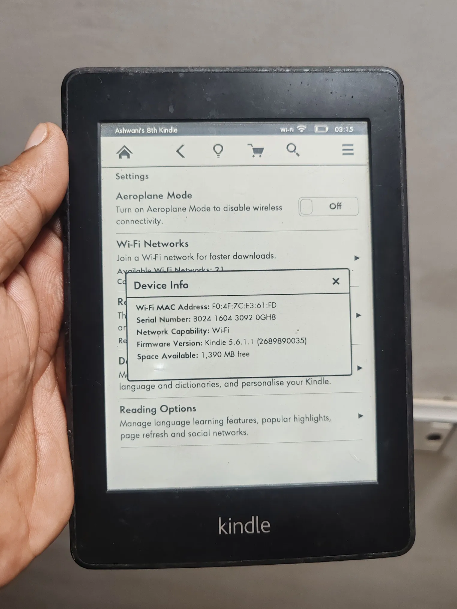 Buy used For Sale: Amazon Kindle Paperwhite 1st Generation (kindle 6th Gen) – Ultimate Portable E-reader At 3499/- online on Resellpur