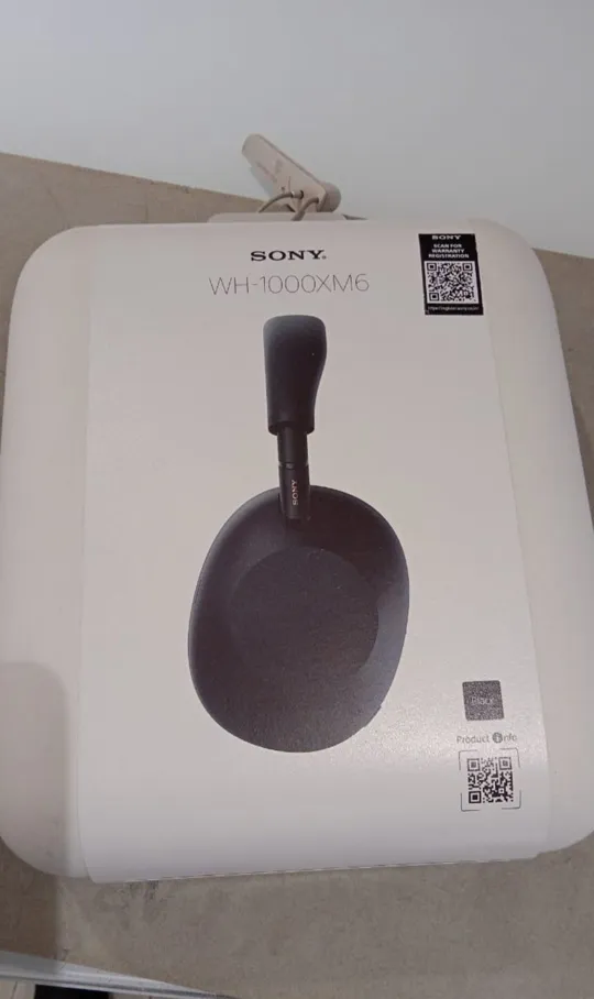 Buy used Sony WH-1000XM6 New Black Wireless Headphones With Warranty online on Resellpur