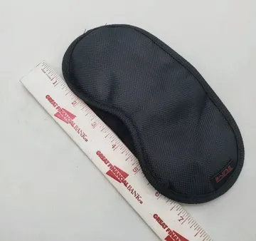 Buy used TUMI Original Travel Eye Mask Black Free Soft Padded Design online on Resellpur