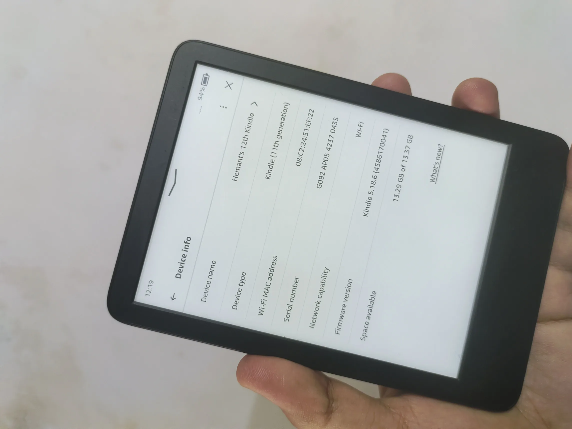 Sold second hand Kindle 11th Gen Good Condition E-reader Black 16GB on Resellpur