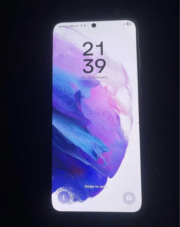 Samsung S21 5G Used Smartphone Black 8GB RAM 128GB Storage