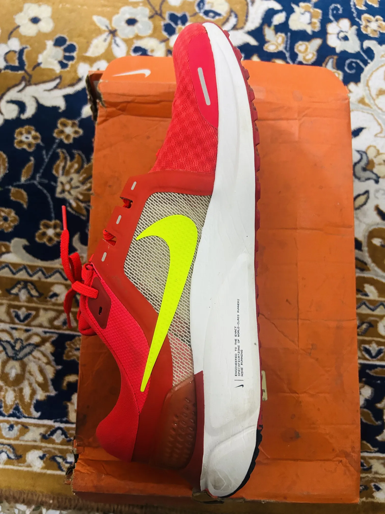 Nike Like New Men's Running Shoes Red/volt UK12