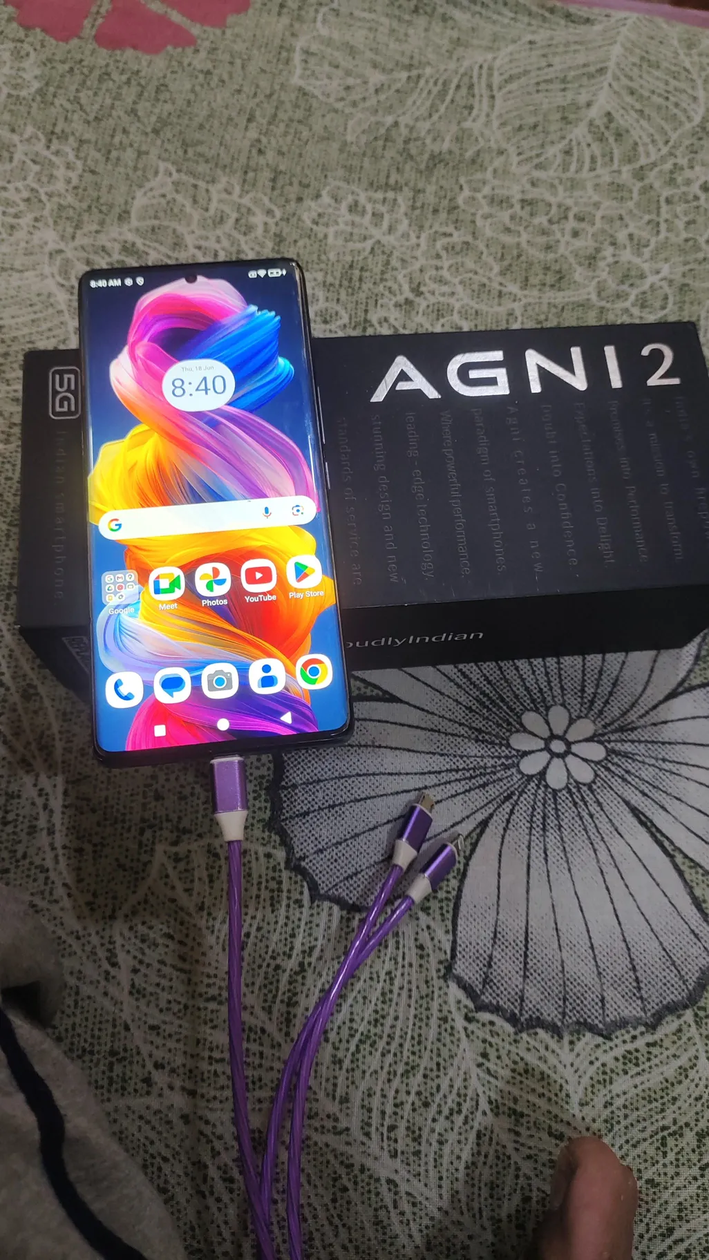 Buy used Lava agni2 (5g ) for sale all original,curved display online on Resellpur