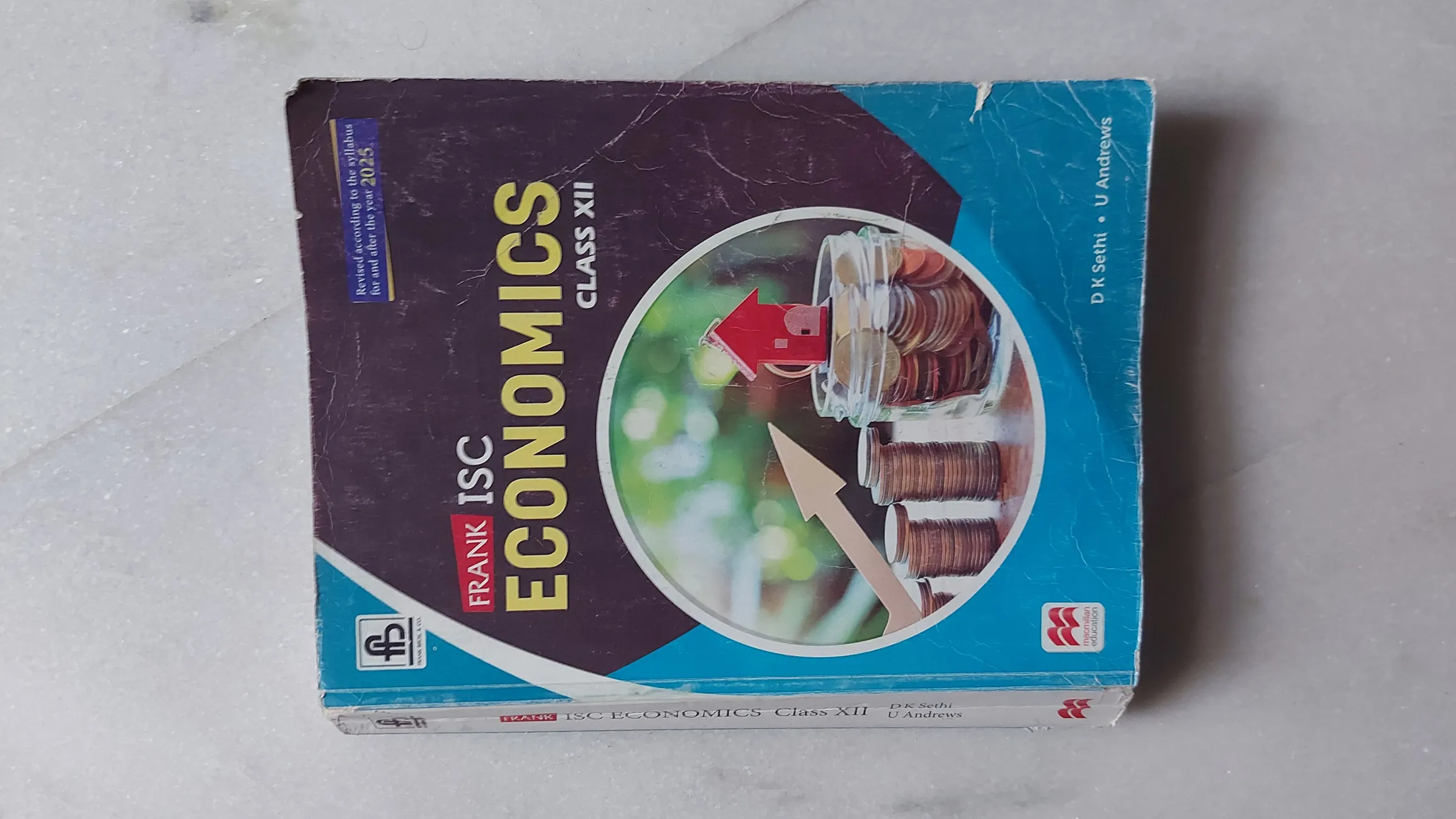 ISC Economics Textbook Class XII English Paperback Used
