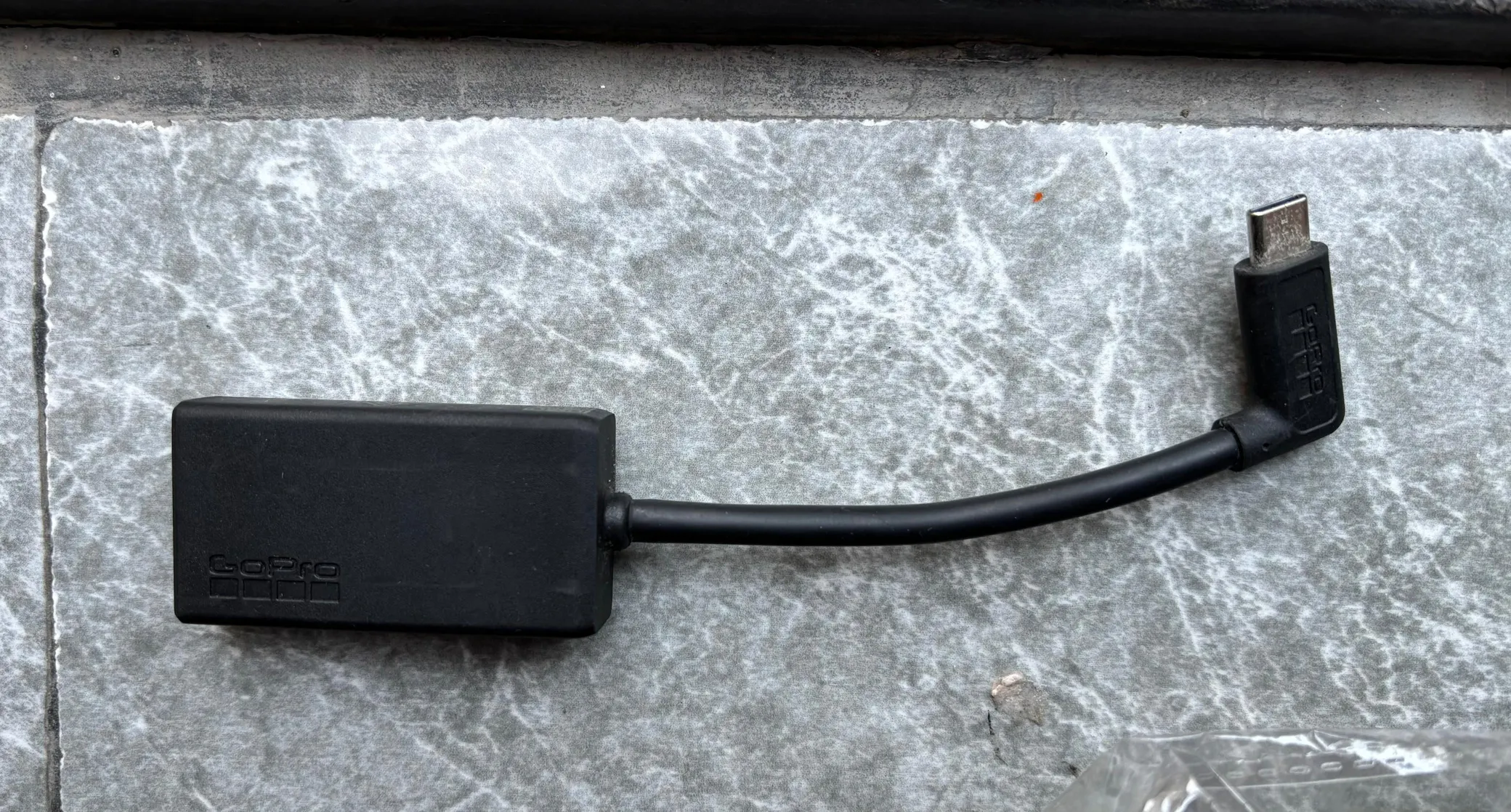 Gopro Mic Adapter Excellent Condition Type C To 3.5mm For HERO 5-13 Black