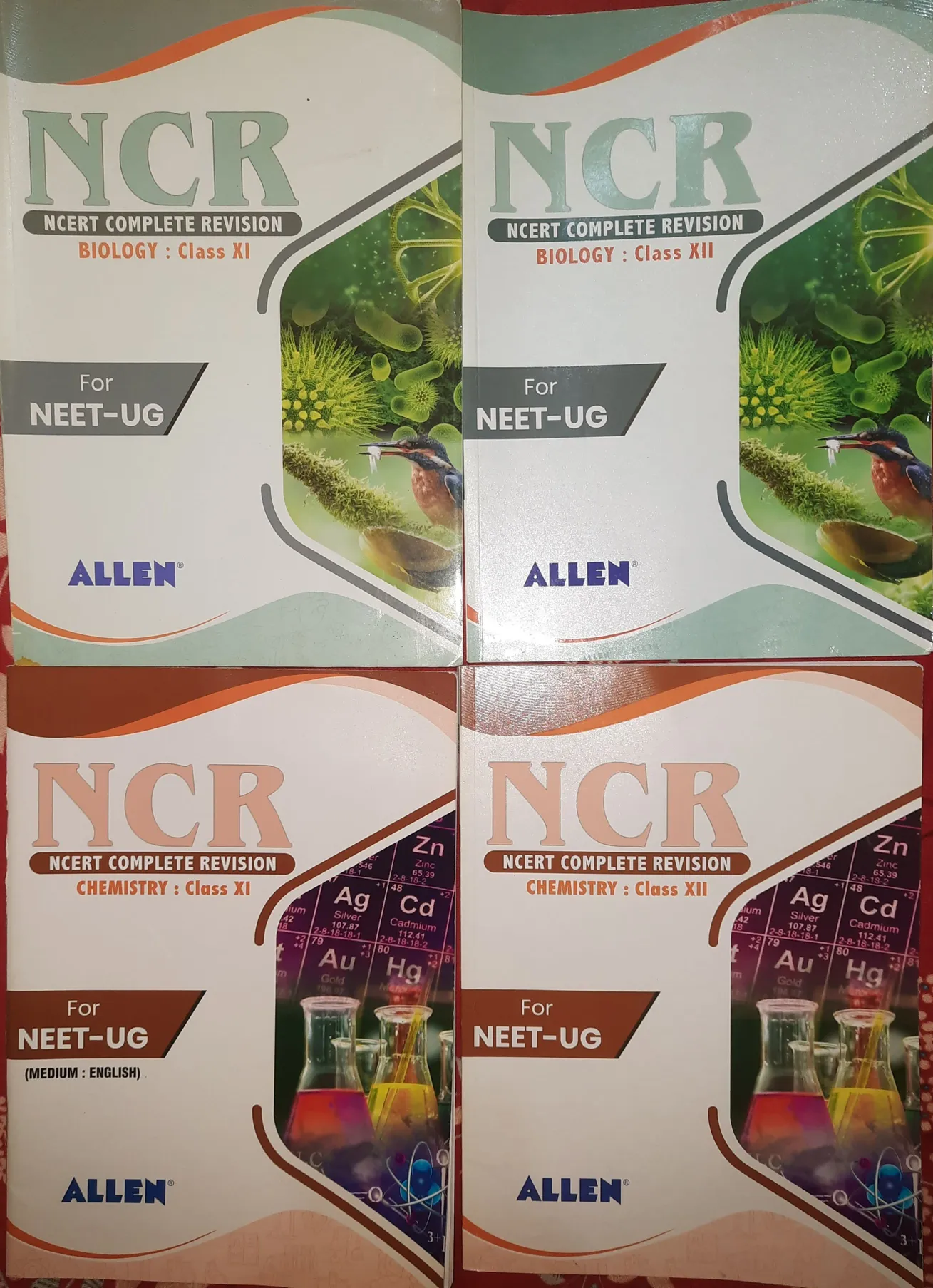 Buy used Allen NCERT Complete Revision Biology & Chemistry Set - Multi-color - NEET-UG online on Resellpur