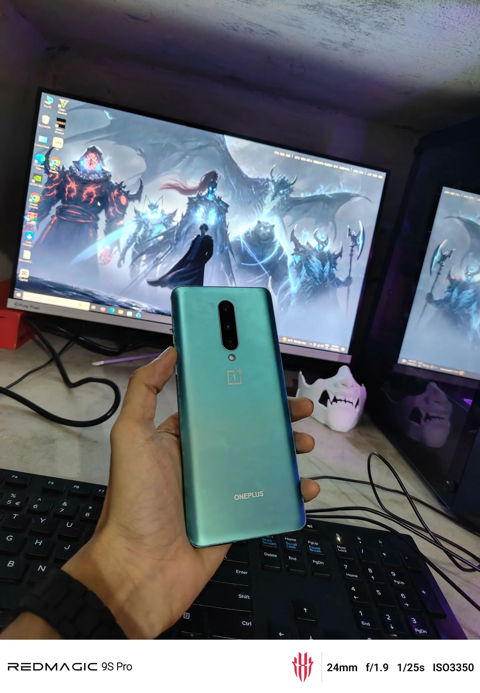 Buy used Oneplus 8 Fair Condition 8GB 128GB Teal Green Android Smartphone online on Resellpur
