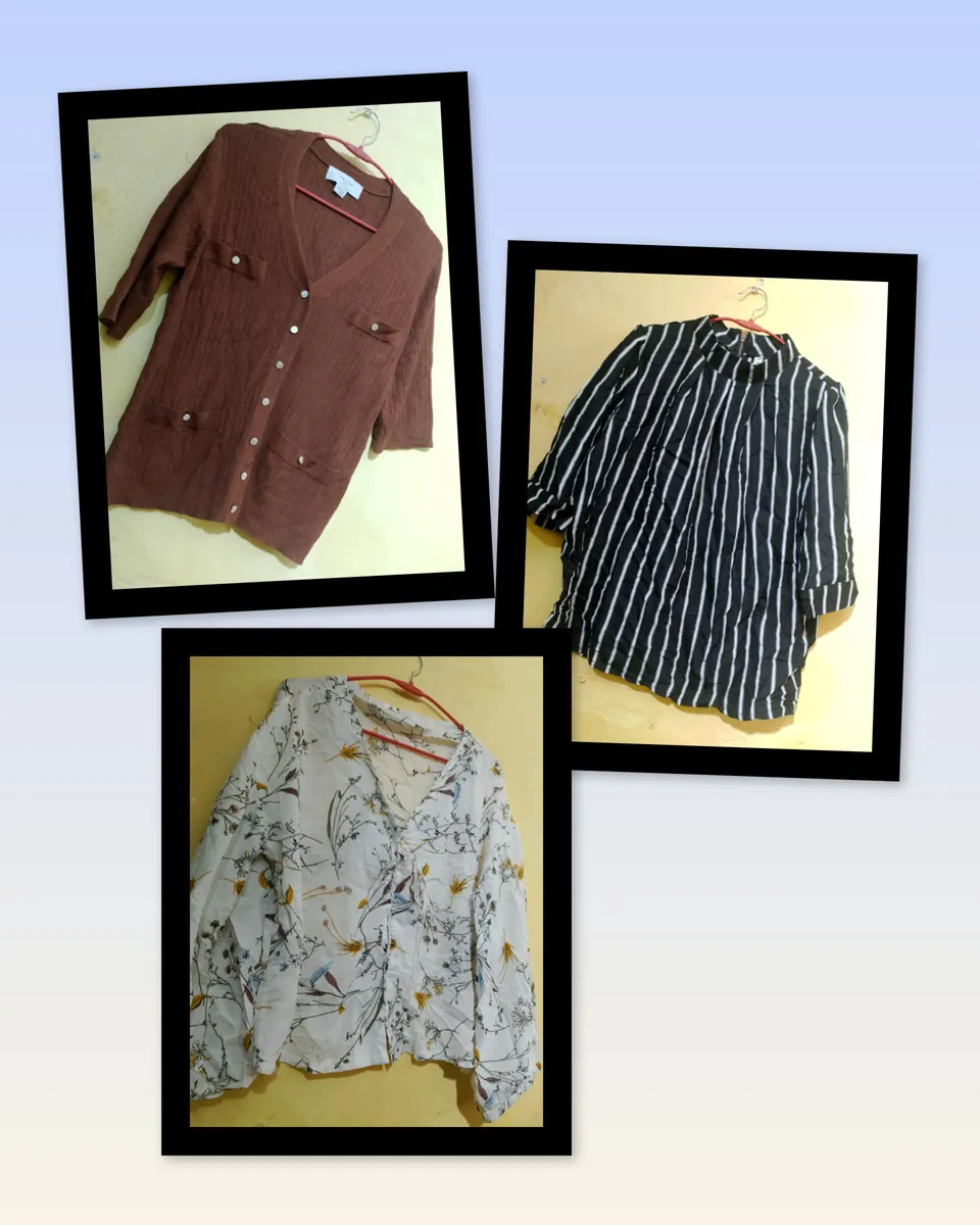 Summer Collection Girl's Top - Brown, M - Stretchable & Lightweight