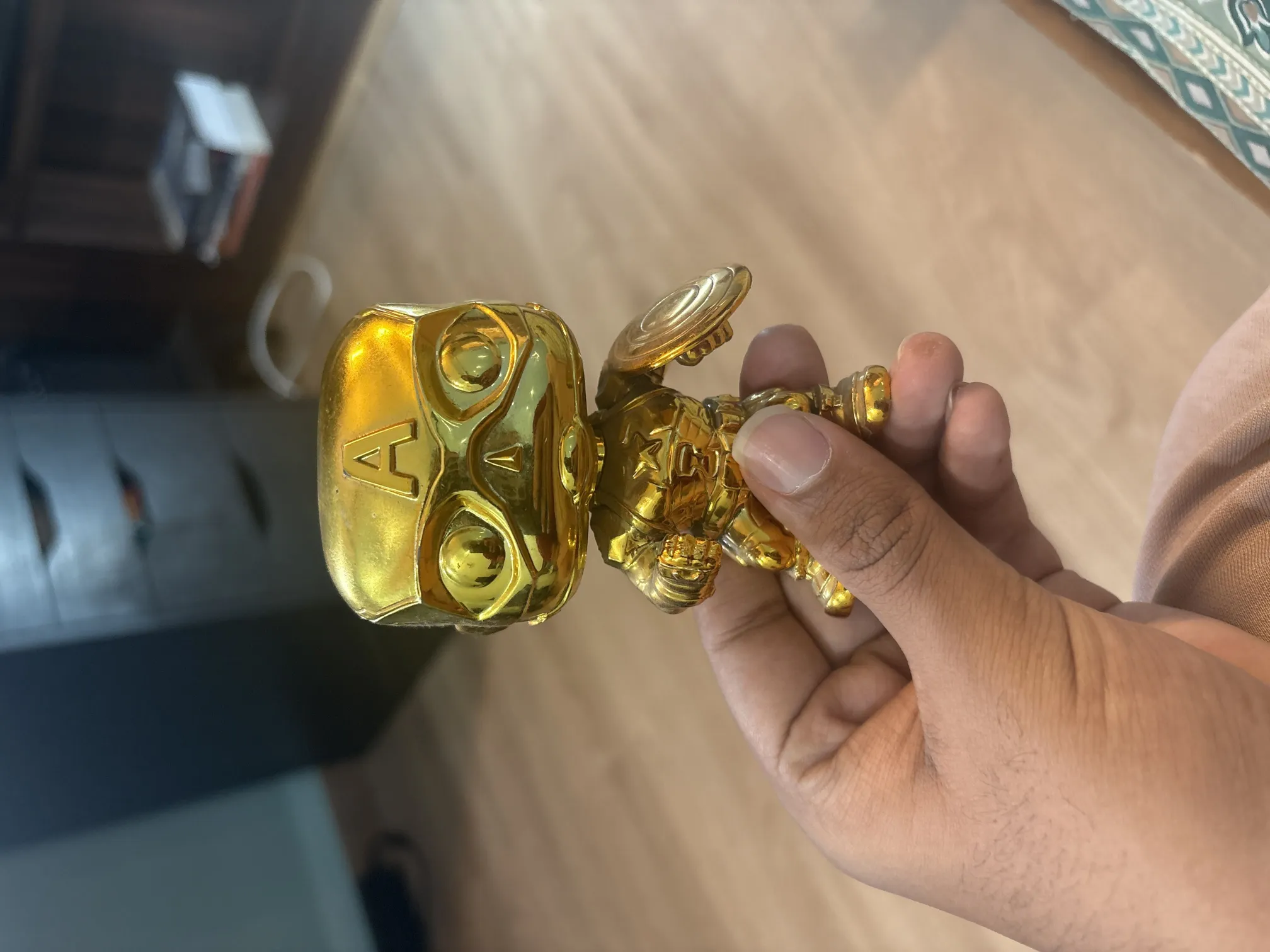 Buy used Funko Pop Mint Condition Captain America Golden Figure online on Resellpur