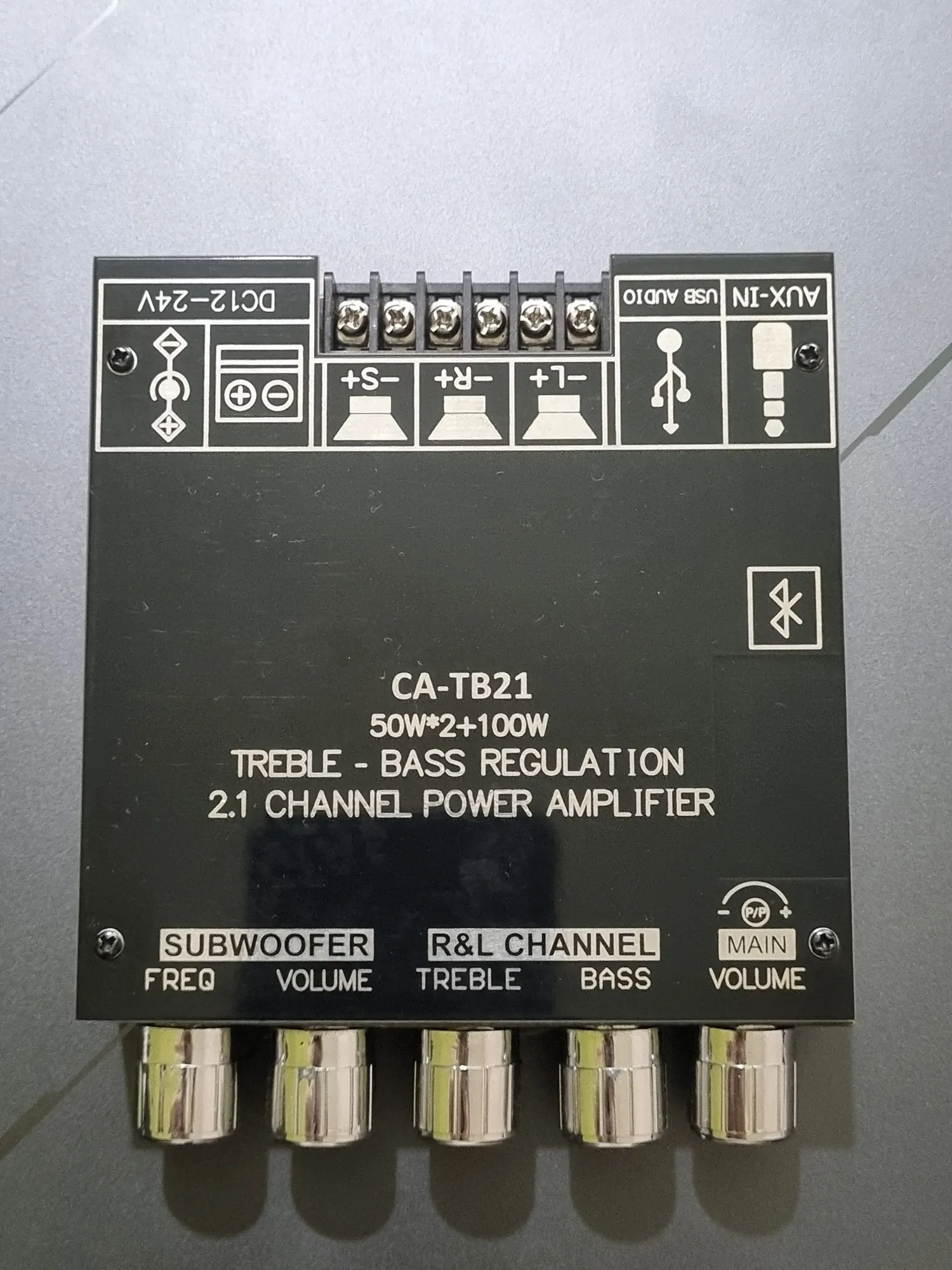 Buy used CA-TB21 2.1 200W Amplifier - Black - High Power Class D With Bluetooth 5.0 online on Resellpur