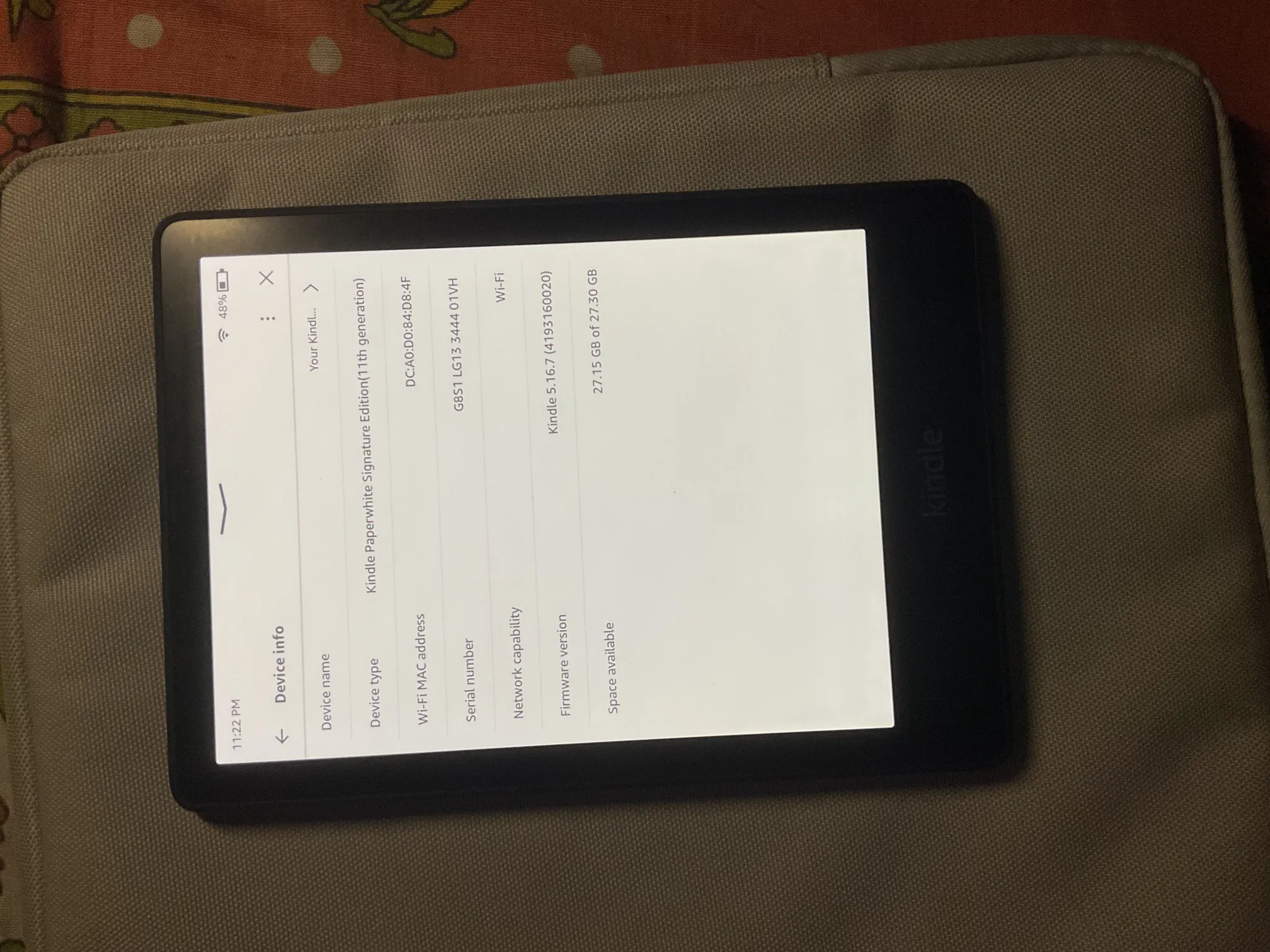 Buy used Kindle Paperwhite Signature Edition 11th Gen, Good Condition, Black online on Resellpur