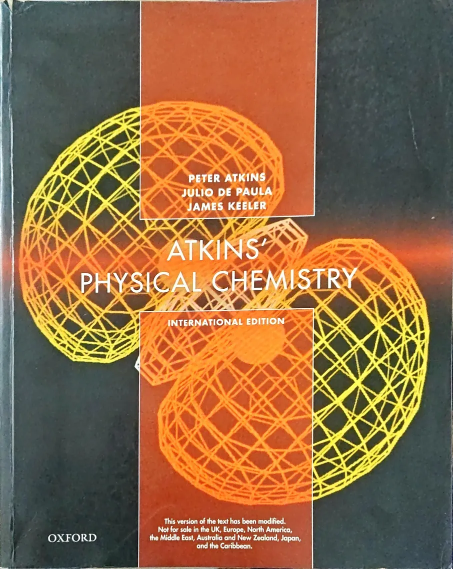 Peter Atkins English Paperback Physical Chemistry Textbook For JEE & Bsc/btech