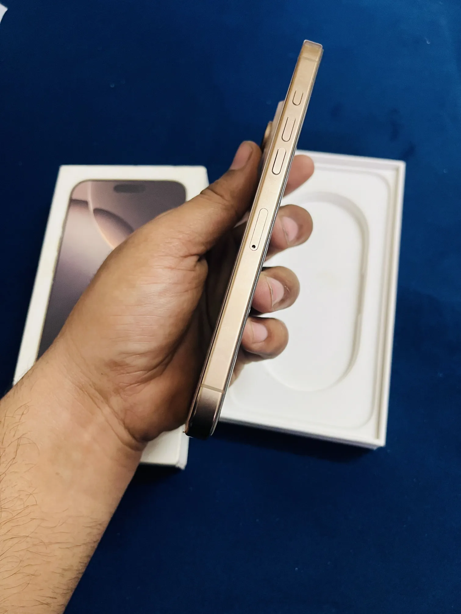 Buy used Apple Iphone 16 Pro Max 256GB Gold - Good Condition, Battery Health 90% online on Resellpur