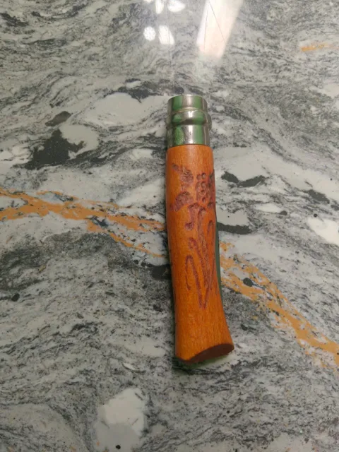 Sold second hand Opinel No. 8 Carbon Steel Folding Knife, Beechwood Handle, French Made on Resellpur