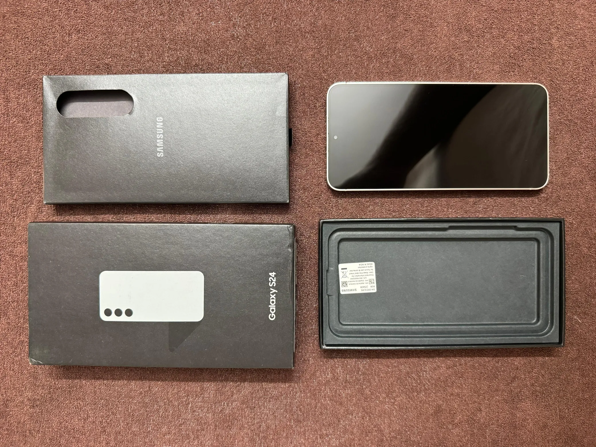 Buy used Samsung Galaxy S24 Mint Condition Black 8GB 256GB Smartphone online on Resellpur