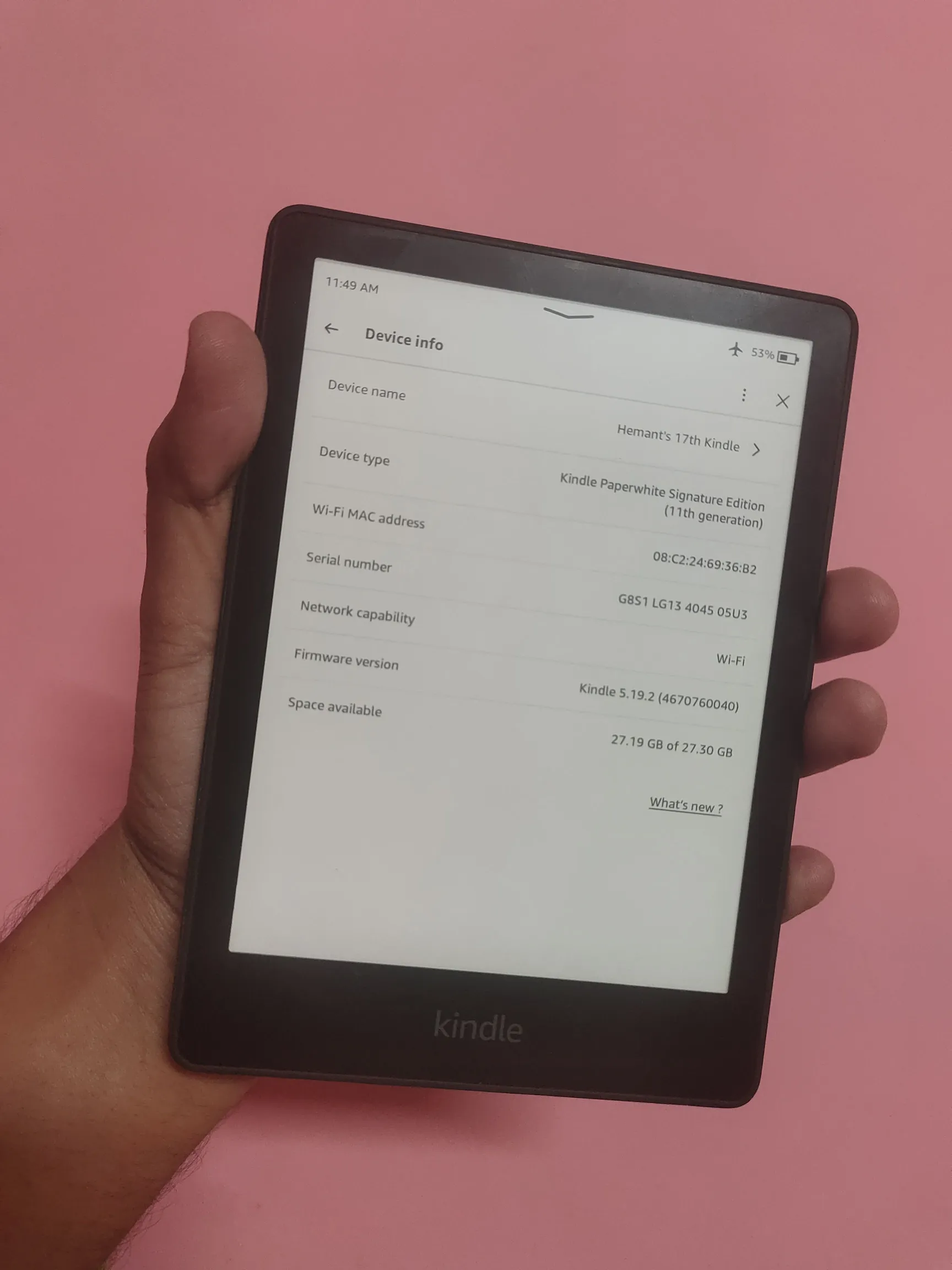 Buy used Kindle Paperwhite Signature Edition 11th Gen Very Good Condition Black 32GB Wireless Charging online on Resellpur