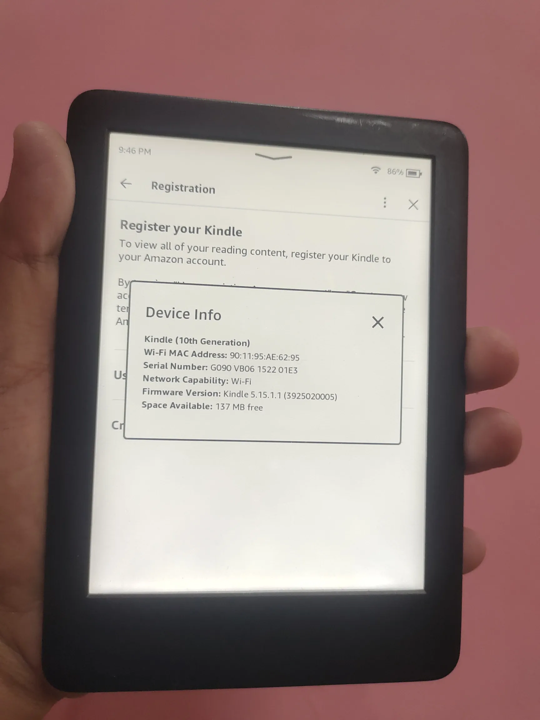 Buy used Kindle 10th Gen Good Condition Black E-reader Side Load Pdfs online on Resellpur