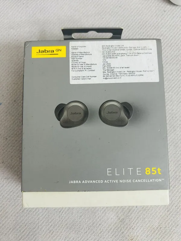 Buy used Jabra Elite 85t Refurbished Wireless Earbuds Titanium Black online on Resellpur