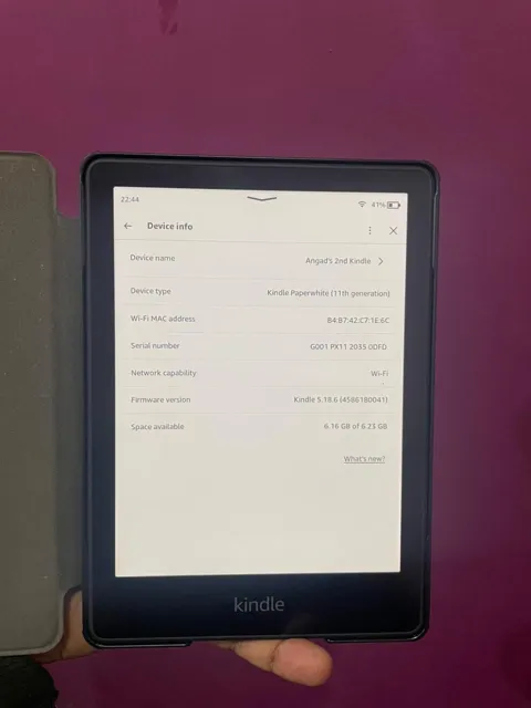 Sold second hand Kindle 11th Gen Paperwhite E-reader With Protective Cover on Resellpur