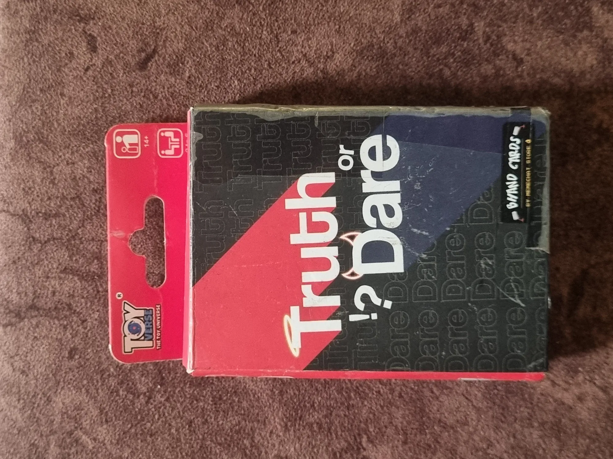 Buy used Toyverse Truth Or Dare Cards - Like New - Age 15+ - Red & Black - Card Game online on Resellpur