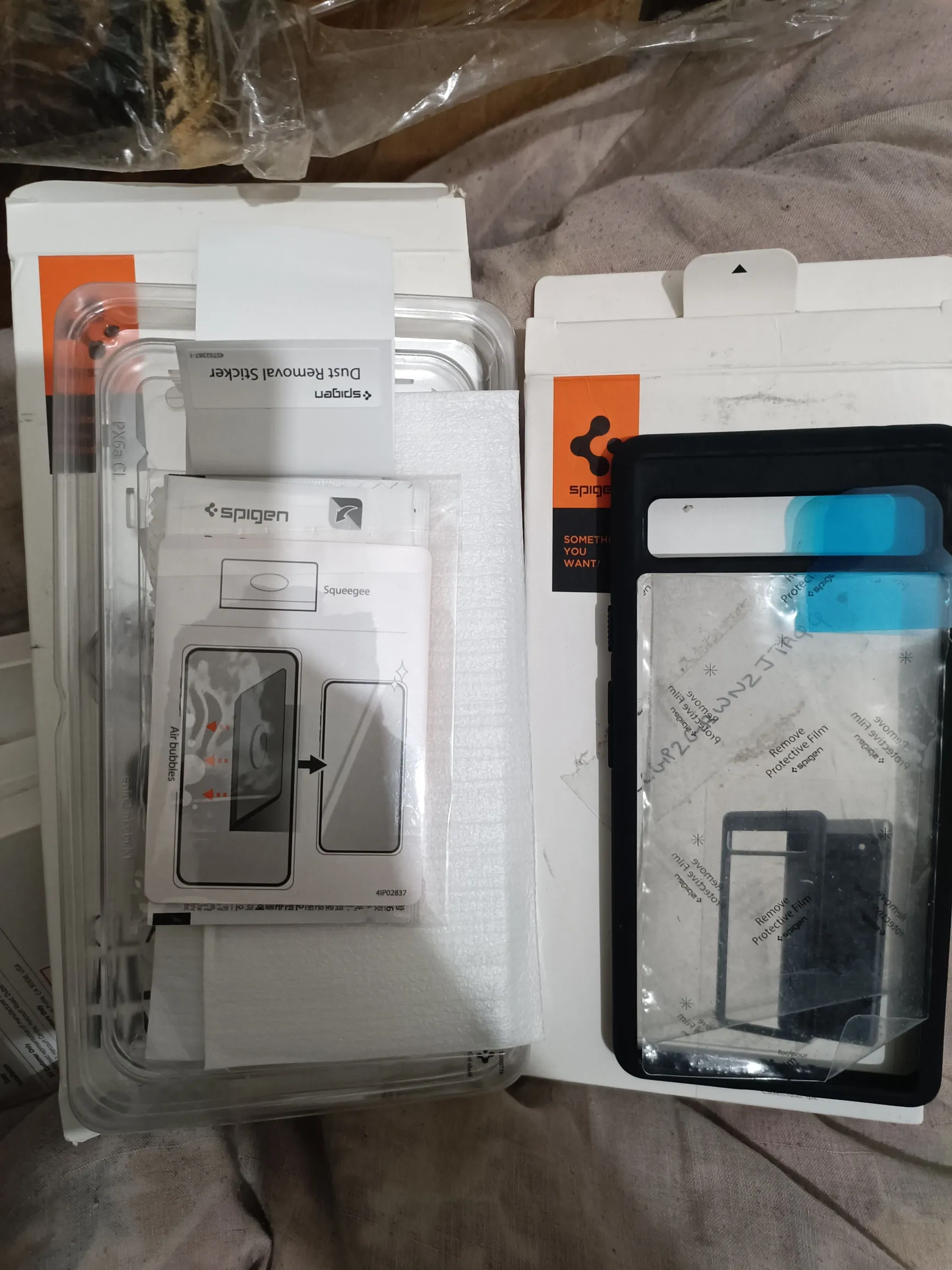 Sold second hand Spigen Google Pixel 6A Case & Screen Protector, 1+2 Pack, Premium Quality on Resellpur