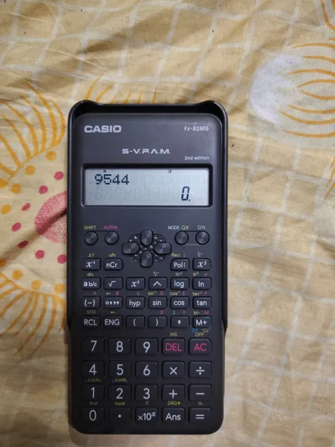 Casio FX-82MS 2nd Gen Scientific Calculator Black