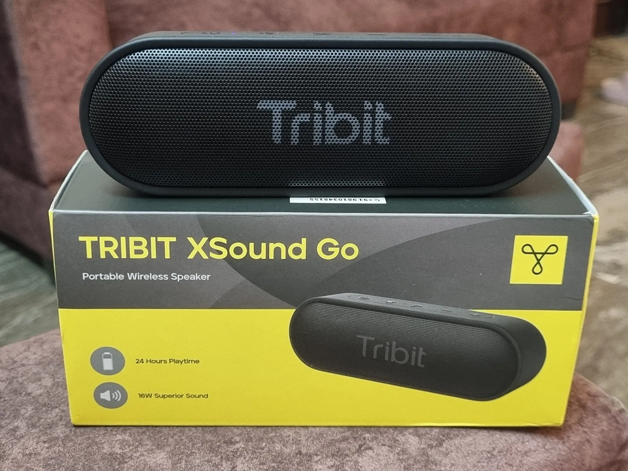 Tribit Xsound Go Portable Wireless Speaker - Black - Upgraded Version - Under Warranty