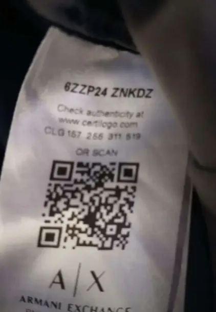 Armani Men's Large Dark Blue Trouser Non-stretch