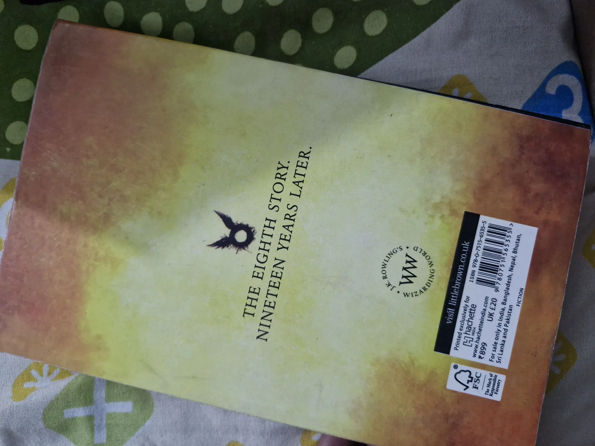 Buy used Harry Potter And The Cursed Child New Book Paperback Orange online on Resellpur