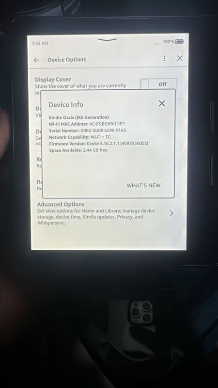 Buy used Kindle 8th Gen Paperwhite Oasis - Lightweight E-reader online on Resellpur