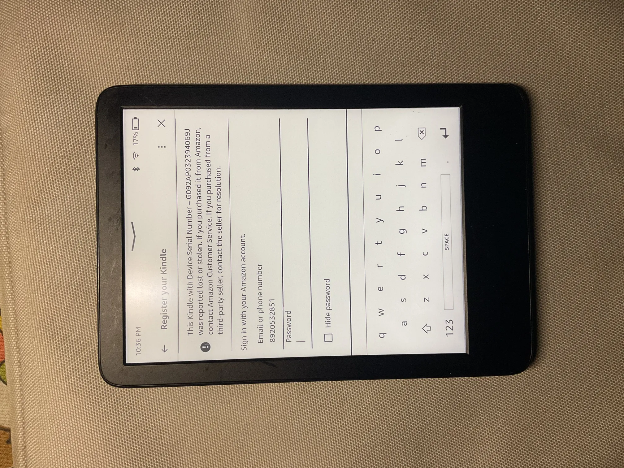 Buy used Amazon Kindle 11th Gen E-reader Black - Fair Condition online on Resellpur