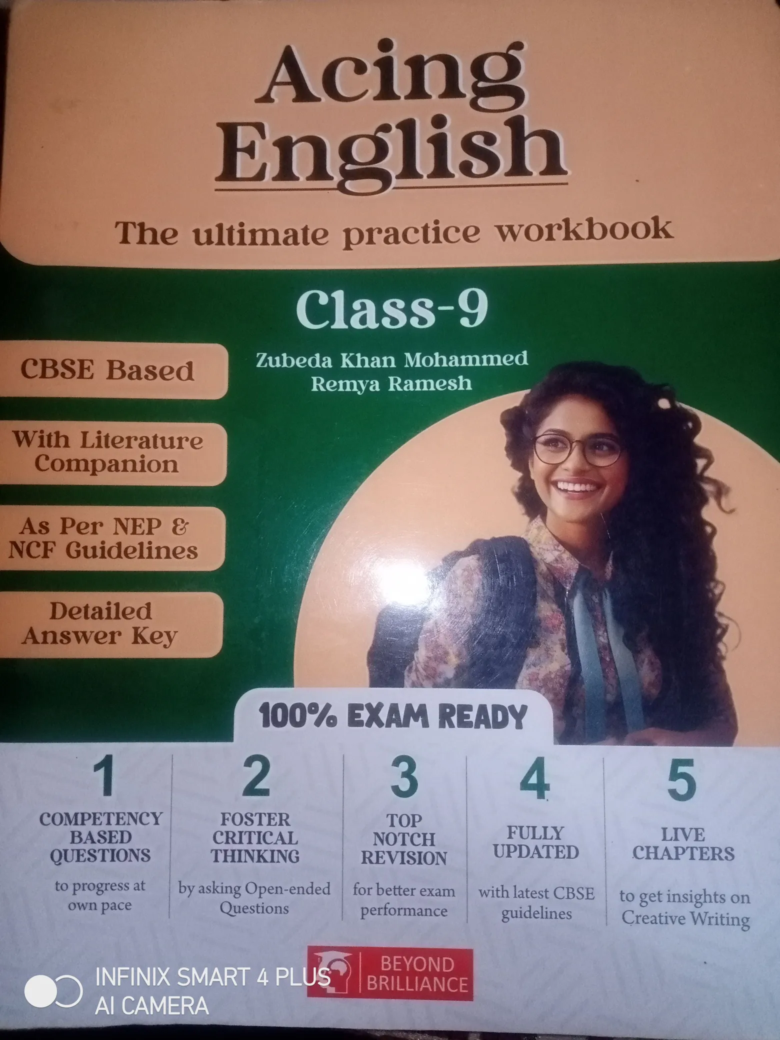 Buy used Acing English Workbook - Class 9 - Hardcover - Green - 100% Exam Ready online on Resellpur