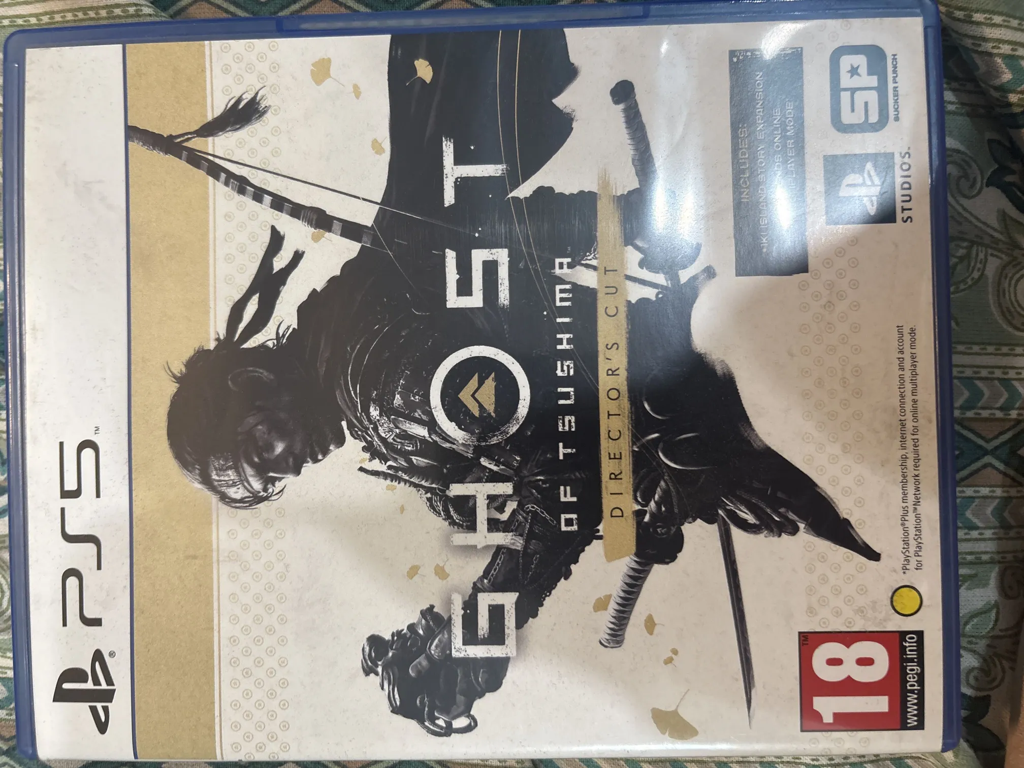Buy used PS5 Ghost Of Tsushima | Director's Cut | Used | Blue | Under 1 Kg online on Resellpur