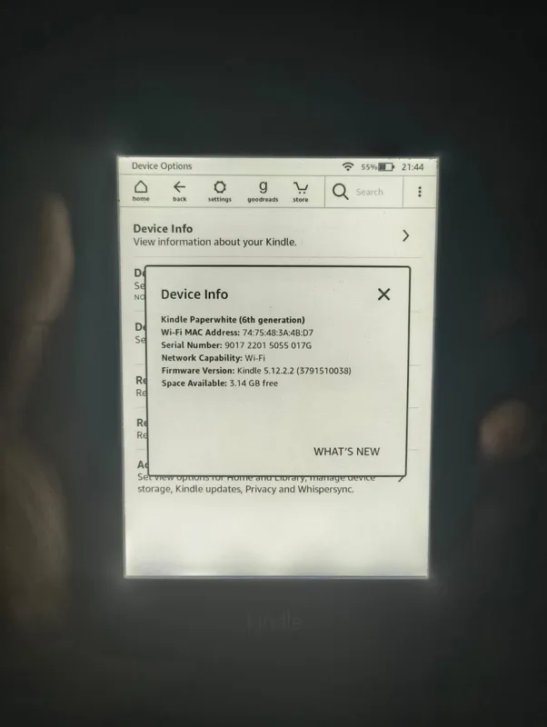 Sold second hand Kindle Paperwhite 6th Gen Used Black Compact E-reader With Backlight on Resellpur