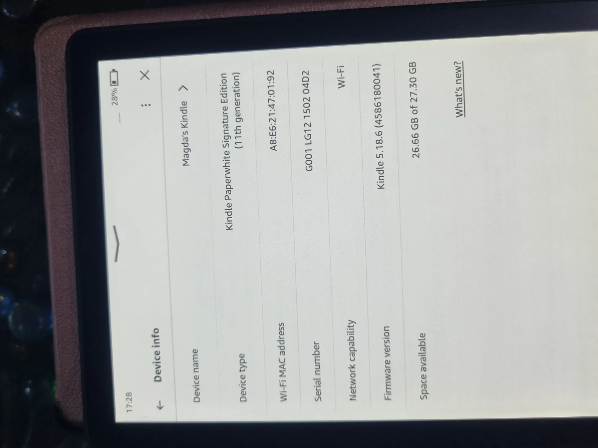 Sold second hand Amazon Kindle Paperwhite Signature Edition 11th Gen Wifi Black on Resellpur