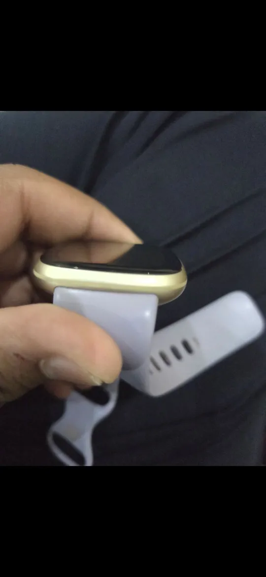 Fitbit Versa 3 Smart Watch Champagne Gold Like New