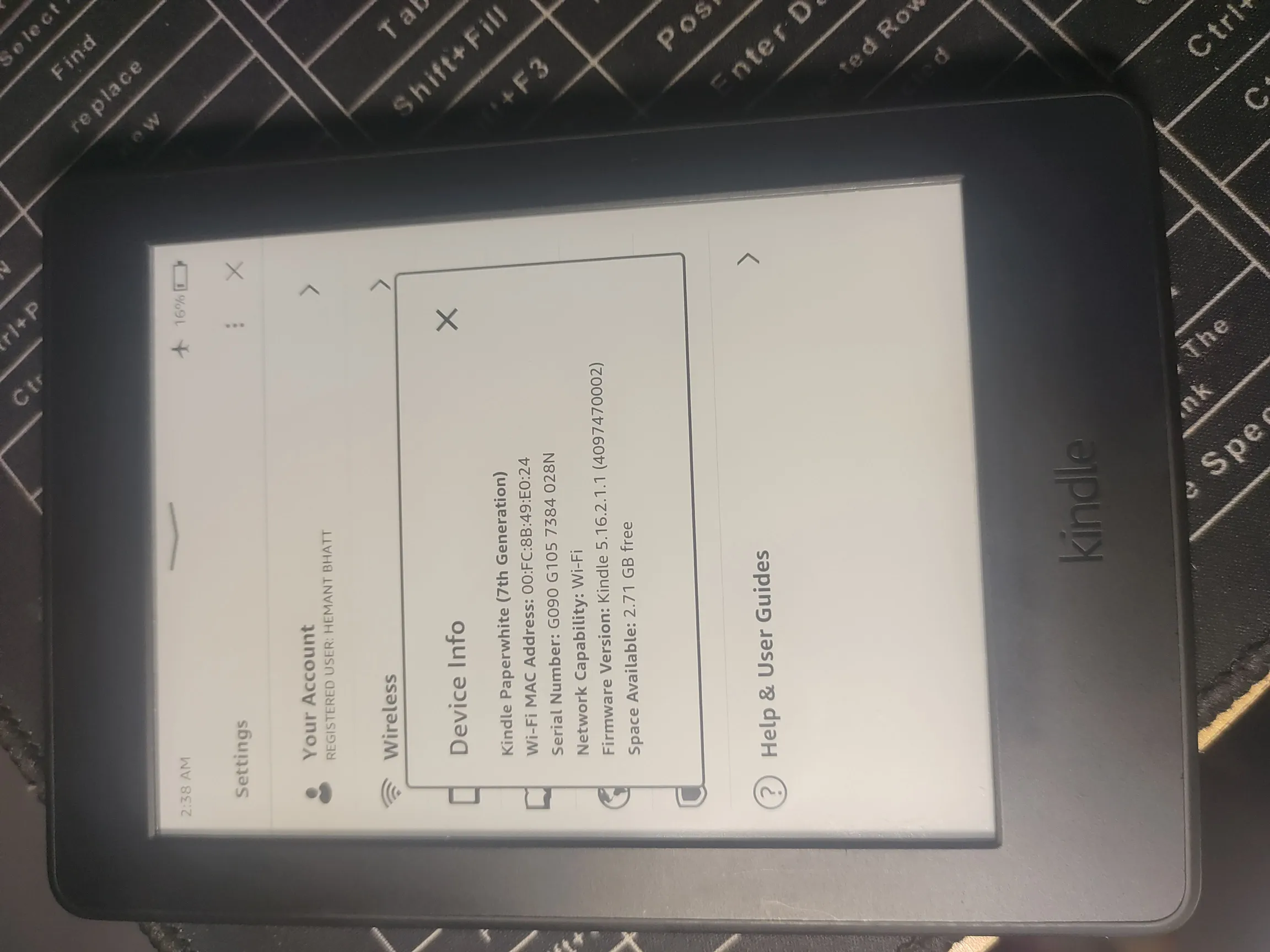 Buy used Kindle Paperwhite 7th Gen Mint Condition Black online on Resellpur