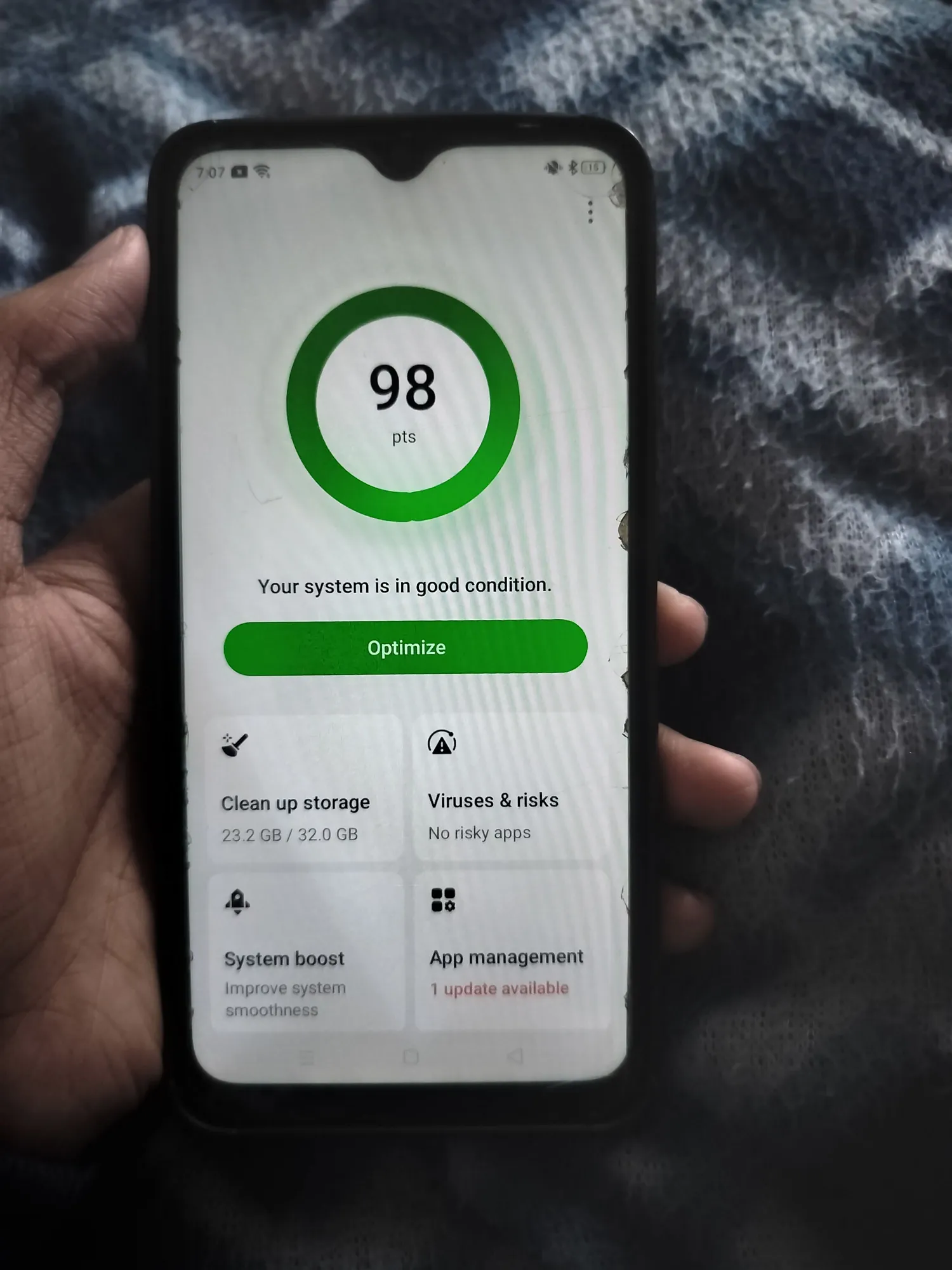 Buy used Oppo A12 Smartphone 3GB/32GB With Original Charger And Box online on Resellpur