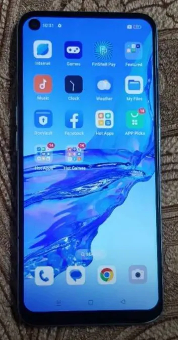 Buy used Oppo A53 Scratchless Condition Smartphone Blue 4GB RAM 64GB Storage online on Resellpur