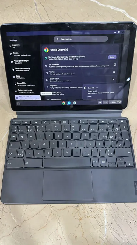 Buy used Lenovo Ideapad Duet Chromebook 10.1 Inch 128GB ROM 4GB RAM online on Resellpur