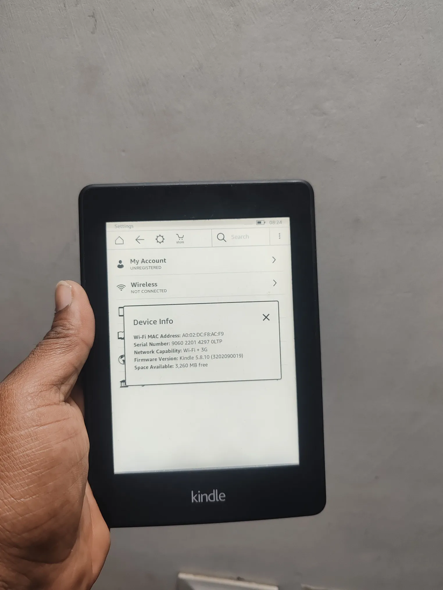 Sold second hand Amazon Kindle Preloved E-reader Black 6-inch Backlight Wifi+3g on Resellpur