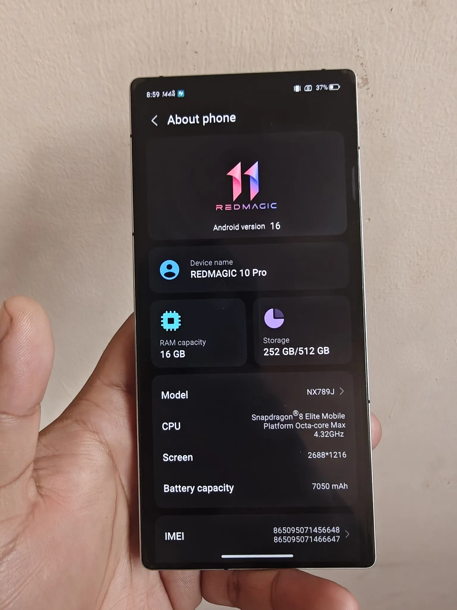 Buy used Redmagic 10 Pro Good Condition Smartphone Silver 16GB RAM 512GB Storage High Performance Gaming online on Resellpur