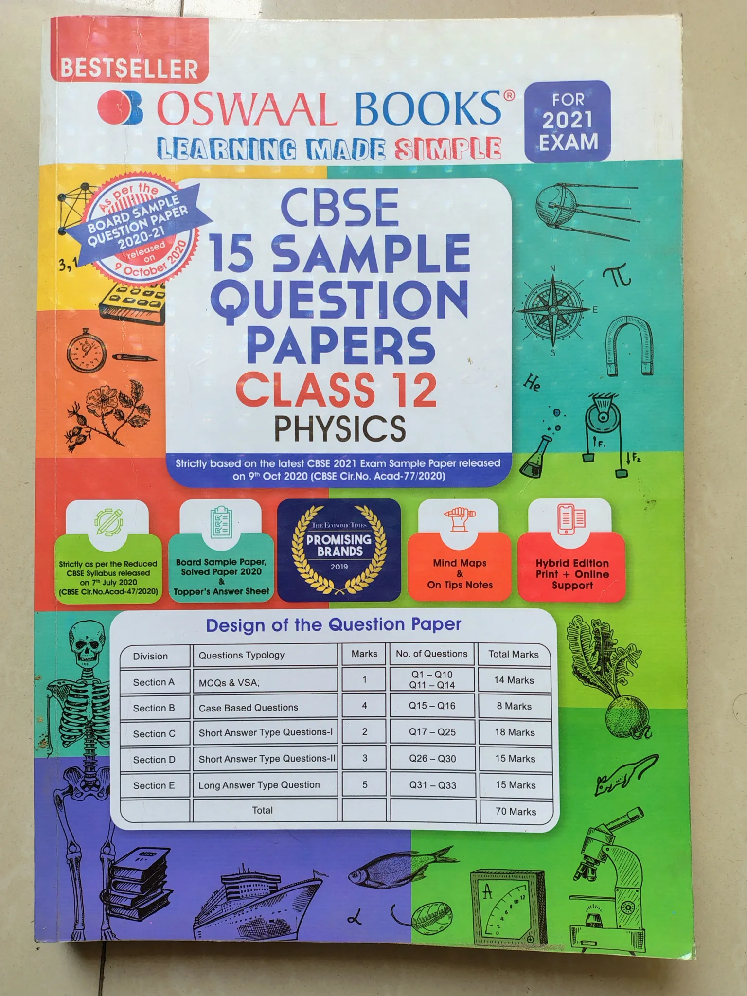 Oswaal books sample papers physics and chemistry 